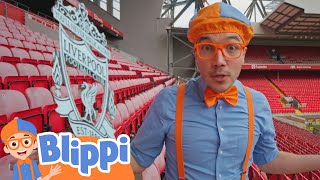 Blippi's Football Fun with Liverpool FC | Blippi 12 MINS | Moonbug Kids - Fun Stories and Colors by Moonbug Kids - Fun Stories and Colors 4,513 views 1 month ago 12 minutes, 9 seconds