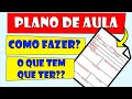 Quiz sobre Planos de Aula