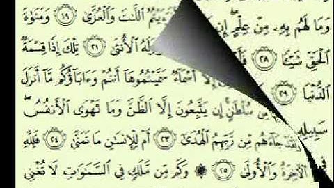 سورة النجم السديس surah An-Najm abdulrahman alsudes