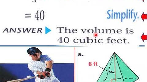 geom 9 5 L V Volumes of Pyramids and Cones Pt 1