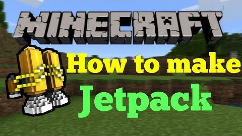 [MCPE] How to make jetpack COMMAND BLOCK CREATIONS