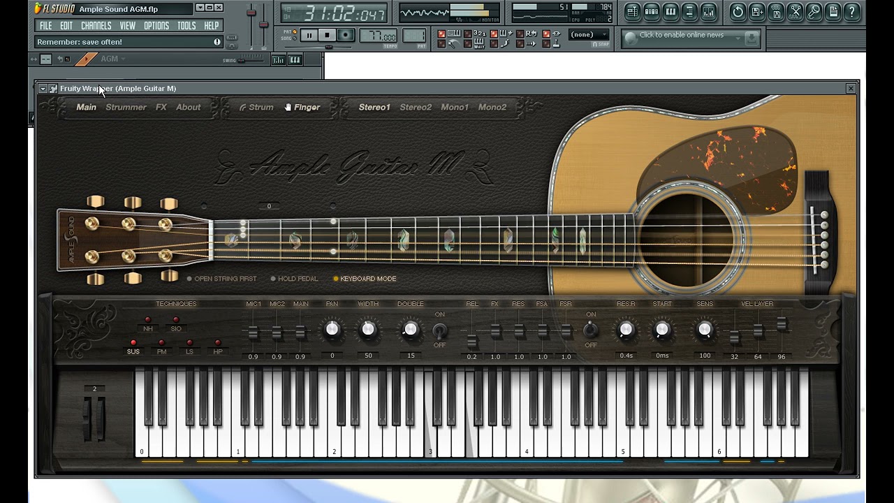 GUITARRA ACUSTICA | Ample Sound AGM | Curso de Producción Musical a  Distancia - YouTube