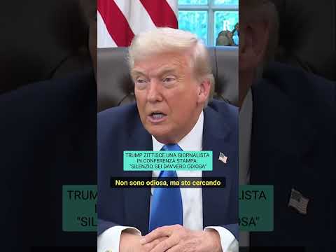 Trump Zittisce Una Giornalista In Conferenza Stampa