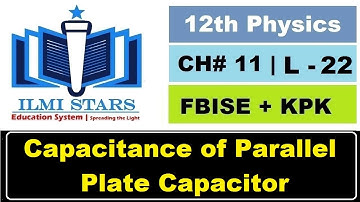 capacitance of parallel plate capacitor class 12 physics chapter 11