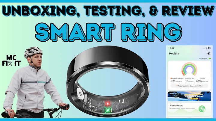 Review & Testing Smart Ring for Men & Women, Fitness Tracker w Heart Rate, BB, 02 Monitor, & more!