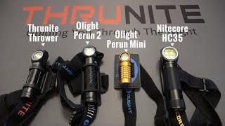 Best Value Headlamp Comparison (Thrunite, Olight, & Nitecore)