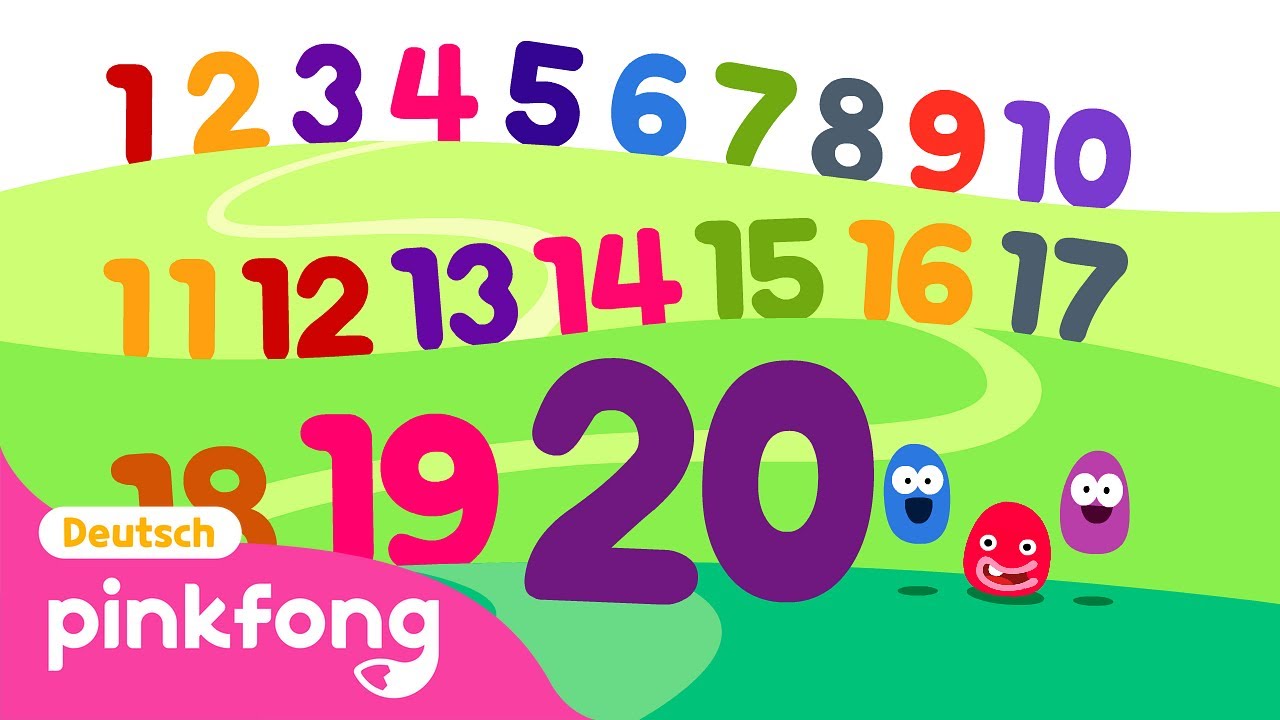 1 bis 20 zählen ㅣZahlen Lieder | Baby Shark Deutsch | Pinkfong, Baby Hai! Kinderlieder