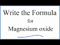 Ionic Compounds and Magnesium Oxide