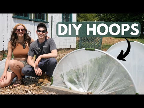 EASY Garden Bed Covers DIY: Bend Your Own Hoop Structures