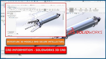 Defeature 3D Models and Secure Intellectual CAD Information - SOLIDWORKS 3D CAD