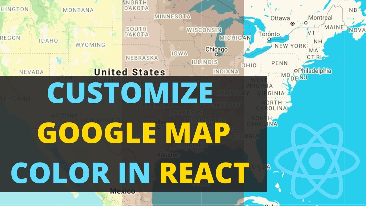 How to Create Custom Google Map in ReactJS | Custom Map Styles for Google Maps