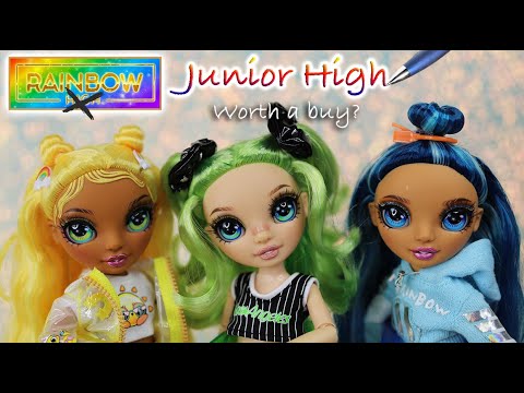 Is Rainbow JUNIOR High Worth a Buy? Sunny, Jade & Skyler In-Depth REVIEW *Cute, Smaller Dolls!*