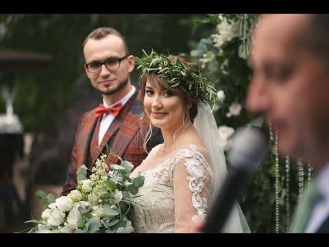 Красивая зеленая свадьба в эко-стиле в Донецке