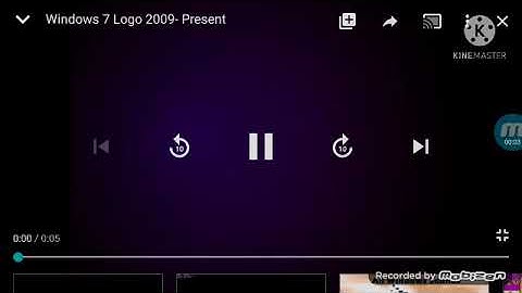 Windows 7 Logo in Lost Effect