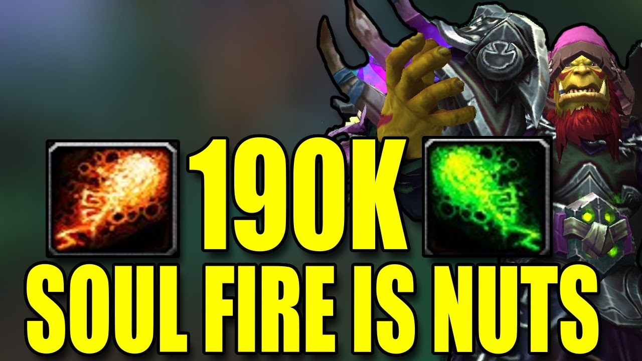 190K SOUL FIRE ONESHOTS DESTRUCTION WARLOCK SOUL FIRE BUFF IS INSANE SOLO SHUFFLES 2800