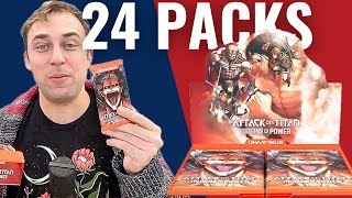 Booster Box (24 Packs) of Attack on Titan Origins of Power