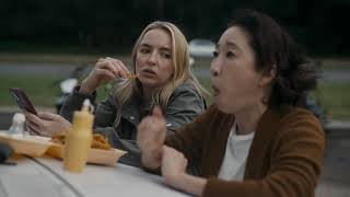 Villanelle And Eve Share Curly Fries | Killing Eve screenshot 3