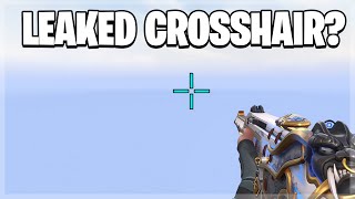 Accidentally LEAKED The GOD Crosshair In VALORANT