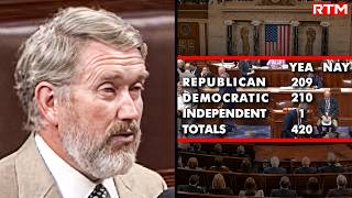 House Stuns With Rare 420-0 Vote — It's All Going Public