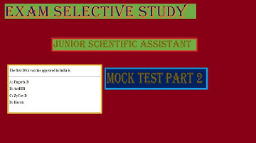 Junior Scientific Assistant  | Mock Test Part 2 | Exam Selective Study | Kerala PSC