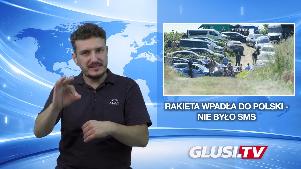 Rakieta wpadła do Polski - nie było SMS