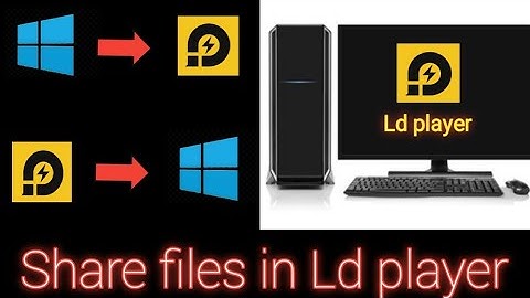 How to share file in pc 💻🖥️ window to ld player and Ld player to window || latest video 2021 ||