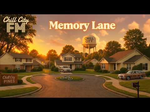 🏡 Memory Lane | Retro Suburban Sunset Ambiance | 80s Synthwave & Chillwave Vibes thumbnail
