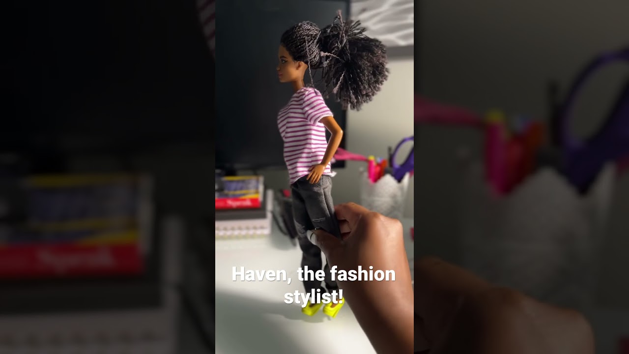 Haven, the fashion stylist! 😍 