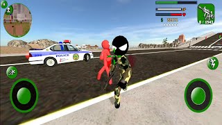 US Army Stickman Rope Hero  Mafia Crime screenshot 3