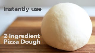 🍕PIZZA DOUGH RECIPE WITH GREEK YOGURT [CURD] AND SELF RISING FLOUR! INSTANT PIZZA BASE WITHOUT YEAST screenshot 4