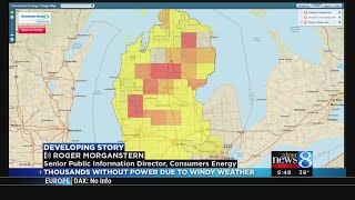 Thousands in West Michigan waking up in the dark