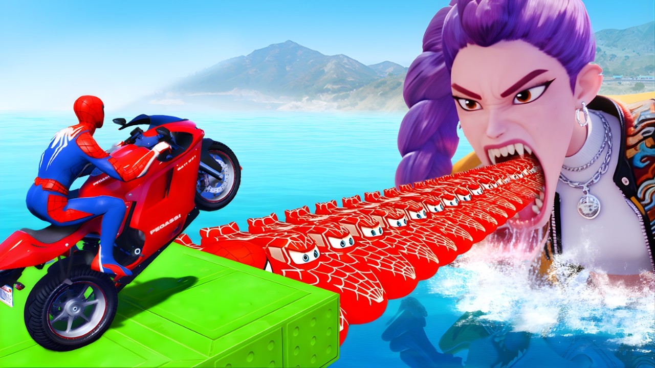 SPIDER-MAN Rescue fail Superheroes vs Brainrot Funny Moments GTA 5 MULTIVERSE