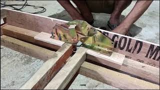 how to make sofa cumbed cumbed frame structure making process tutorial Indian Carpenter work