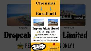 Chennai to Karaikudi One Way Taxi - Things To Do In Karaikudi #chennaitravel #karaikudi #dropcabs