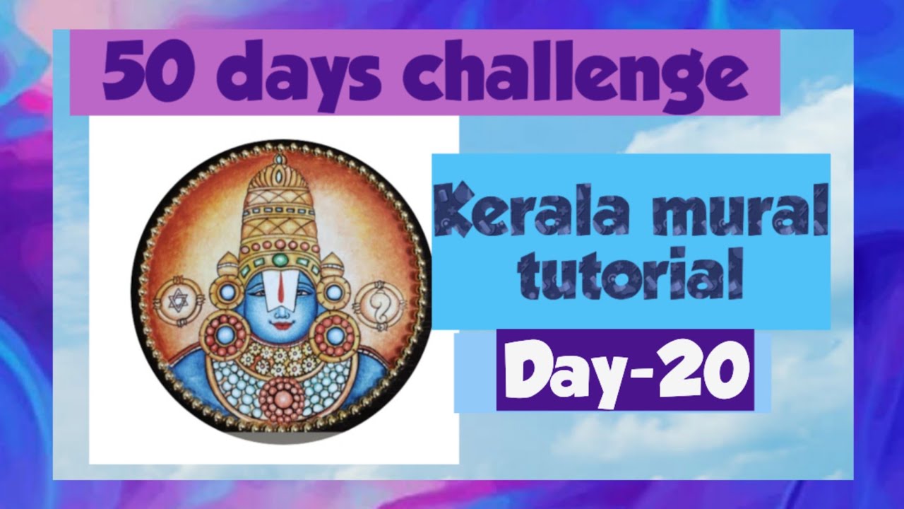 kerala Mural painting ,50days challenge,Day-20