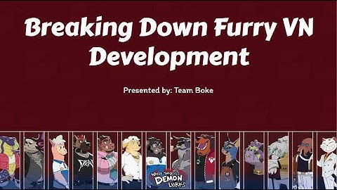 WTDL Panel: Breaking Down Furry VN Development