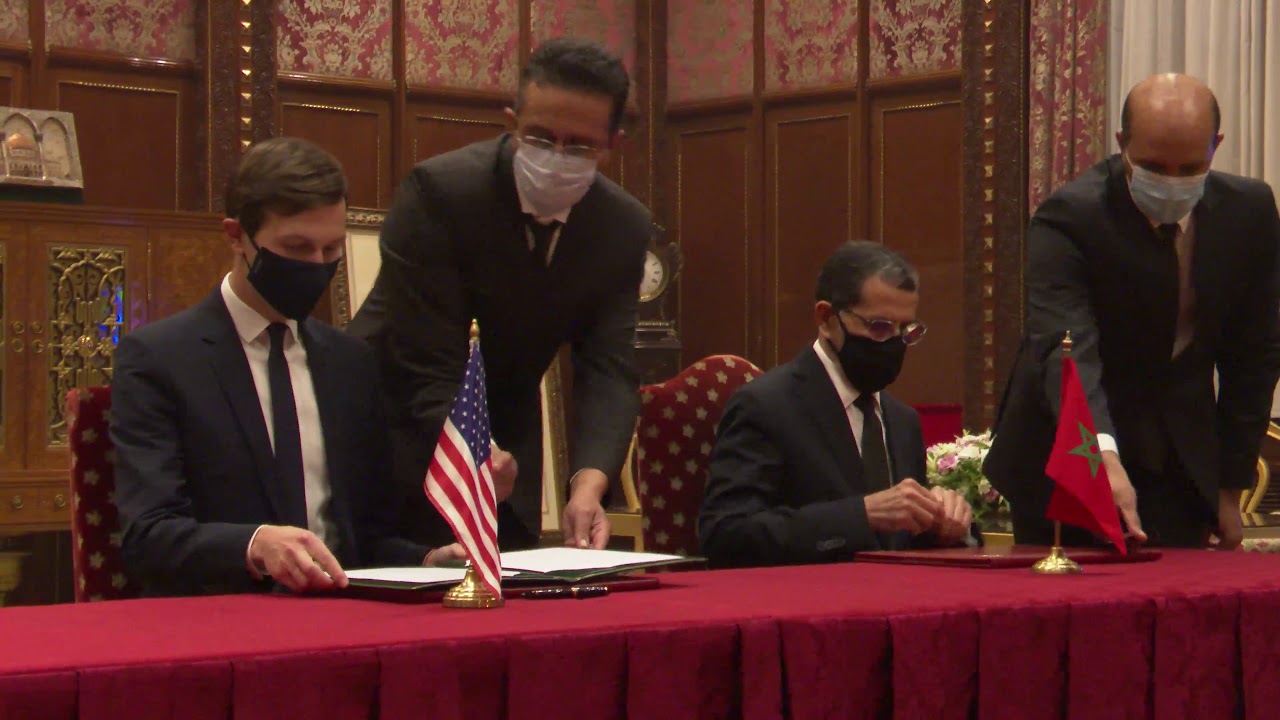 SA Kushner, NSA Ben Shabbat Meet Moroccan King, December 22, 2020