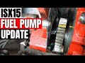 Cummins ISX15 fuel injection pump update install with timing procedure & oil leak fix on fuel pump