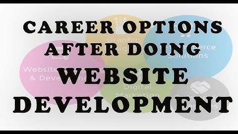 Career Options after doing Website Development from Pearl Institute Batala