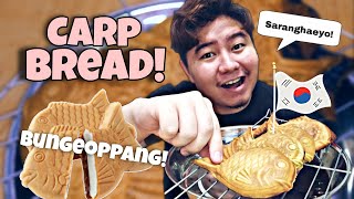 KOREAN CARP BREAD WITH RED BEAN FILLING! | Aesthetic Cooking Video | Food Vlog