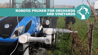 Robotic pruner for orchards and vineyards