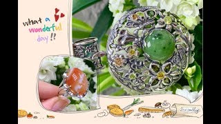 💚Нефрит💗Родонит🧡Яшма💛Агат💜Аметист💖в серебре от Циркона С💙Слайд Шок 💚Нефрит💗Родонит🧡Яшма💛Агат💜Аметист💖в серебре от Циркона С💙Слайд Шок