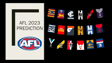 AFL 2023 Ladder Prediction + Finals + Awards