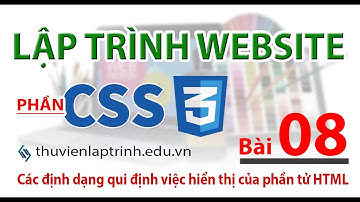Học lập trình Web A-Z - CSS - Bài 8 -  Sử dụng display và opacity để điều khiển hiển thị HTML