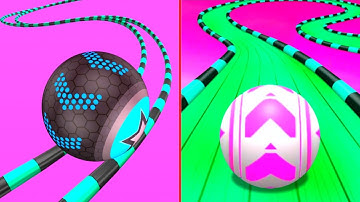 Going Balls VS Sky Rolling Ball 3D Android iOS Gameplay | Walkthrough,Ball Colour Run New Update