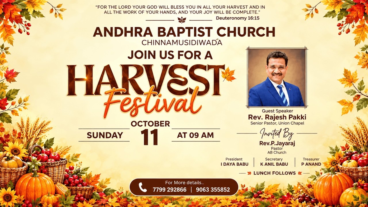 Sunday Service 11 Oct