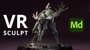 VR CREATURE SCULPT -  SUBSTANCE 3D MODELER / BLENDER