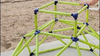 Eezy Peezy Monkey Bars Climbing Tower, Easy to Assemble & Withstands Weather