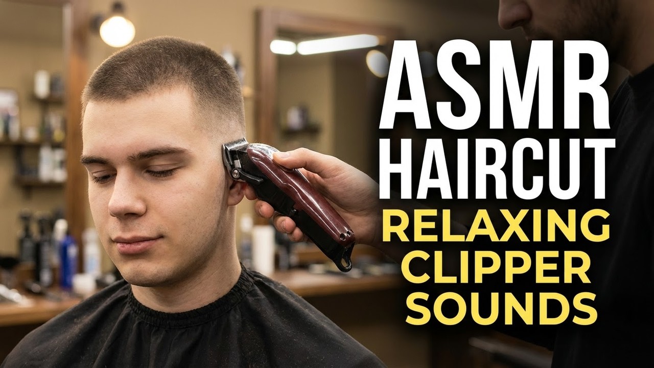 ASMR Haircut ✂️ Relaxing Clipper Sounds | No Talking Barber