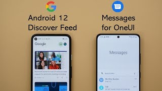 Google Apps Updates - April W4 - Google Messages for OneUI, Google Discover Redesign for Android 12 screenshot 2